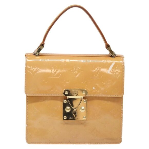 LOUIS VUITTON Vernis Spring Street Hand Bag Marshmallow Pink M91033 Auth BD1853 - Picture 1 of 16